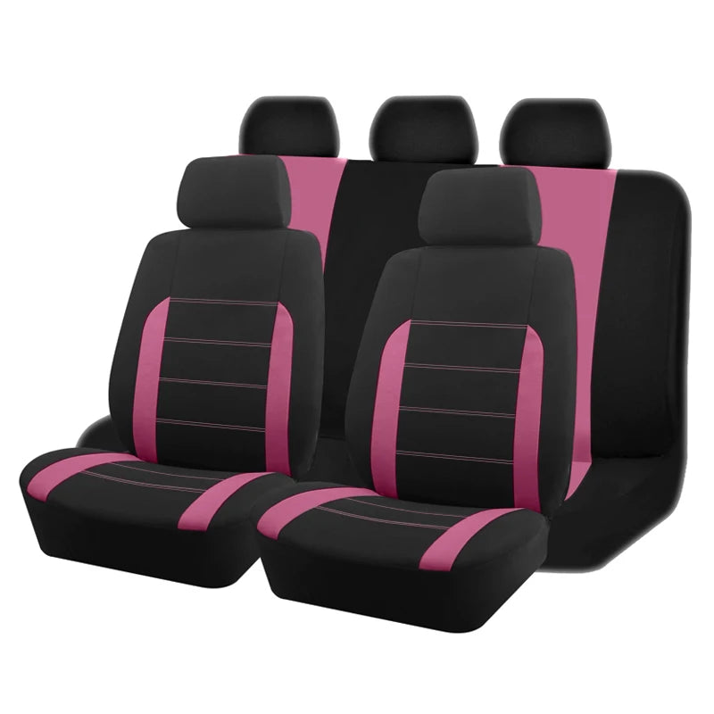 Premium Universal Fabric Car Seat Covers - Perfect Fit for Cars, SUVs, Trucks, and Vans - Enhance Your Interior with Style and Comfort!