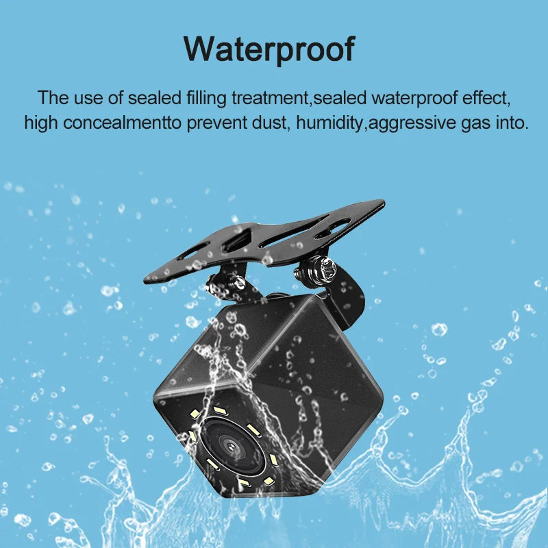 High-Definition Waterproof Rear Camera with 140° Wide Angle and Night Vision for Driving Recorders - Perfect for Parking Monitoring!
