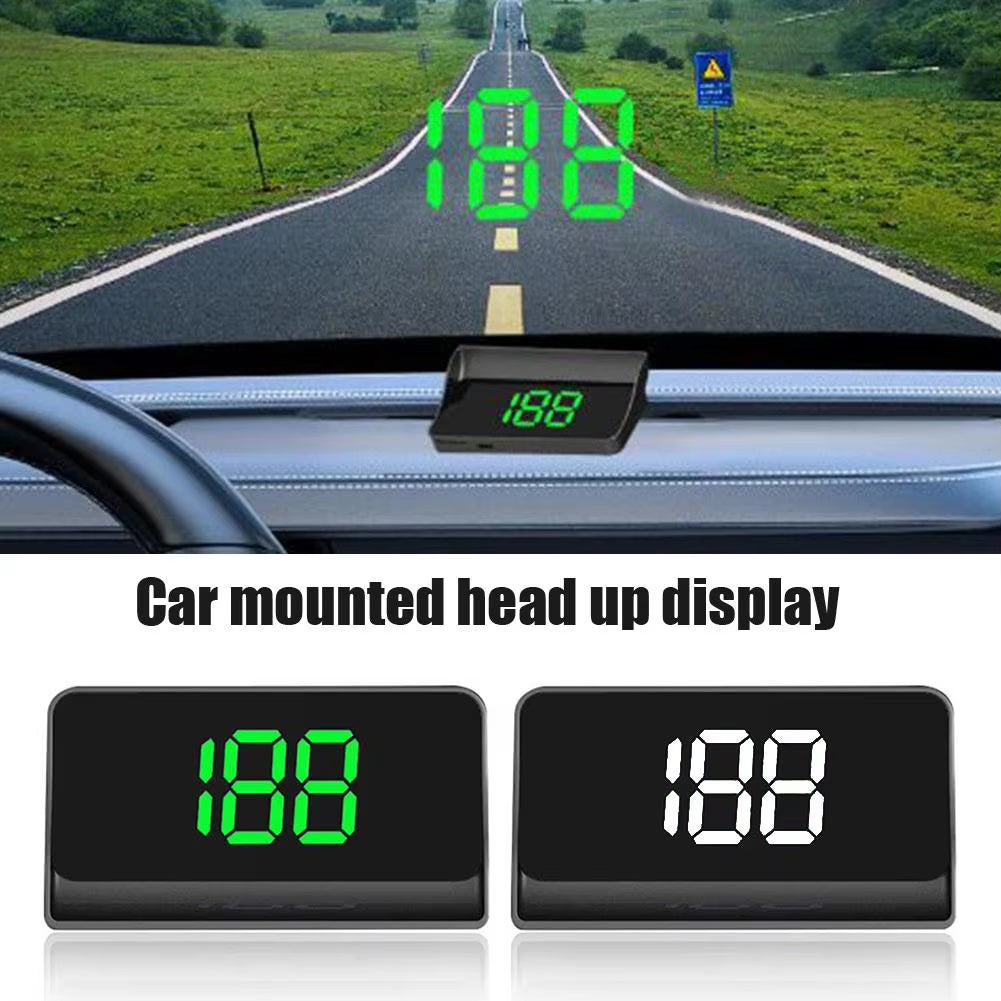 Transform your driving experience with our sleek Car HUD Projector! 🚗✨ Get real-time GPS and speed updates directly on your windshield! #CarAccessories #InnovativeDriving