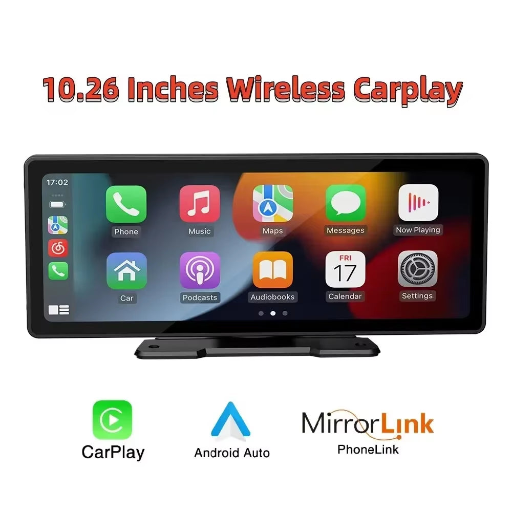 Upgrade Your Ride with Our 10.26” Car Multimedia Player - Wireless Apple CarPlay & Android Ready! 🚗🎶