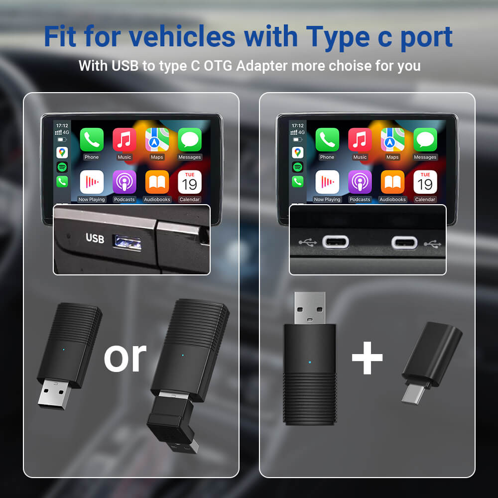 Mini Wireless CarPlay / Android Auto Adapter // Ασύρματο CarPlay