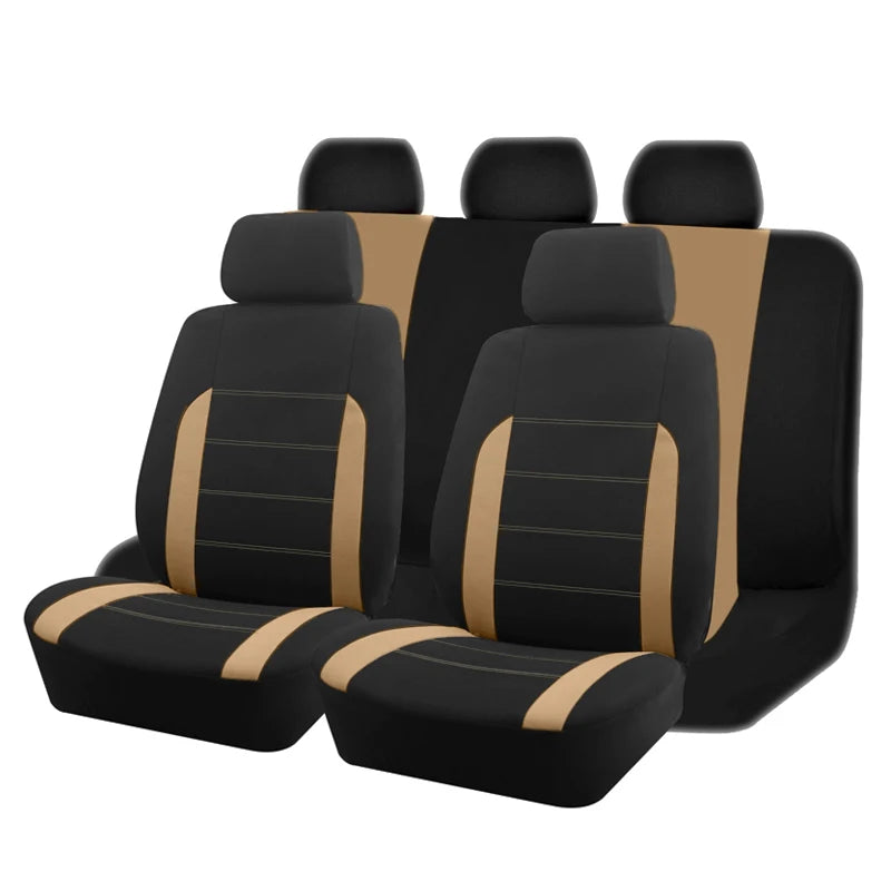 Premium Universal Fabric Car Seat Covers - Perfect Fit for Cars, SUVs, Trucks, and Vans - Enhance Your Interior with Style and Comfort!