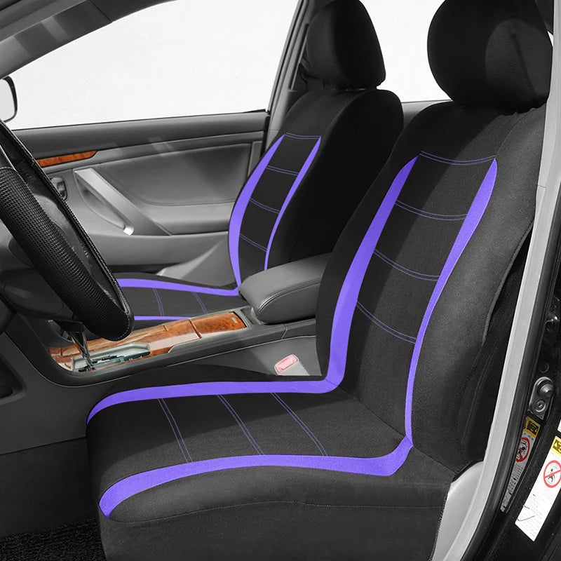 Premium Universal Fabric Car Seat Covers - Perfect Fit for Cars, SUVs, Trucks, and Vans - Enhance Your Interior with Style and Comfort!