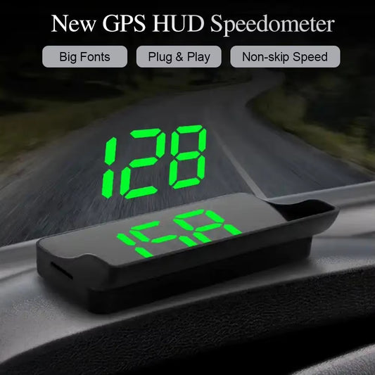 Transform your driving experience with our sleek Car HUD Projector! 🚗✨ Get real-time GPS and speed updates directly on your windshield! #CarAccessories #InnovativeDriving