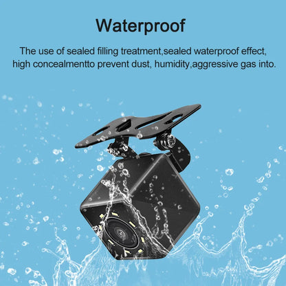 High-Definition Waterproof Rear Camera with 140° Wide Angle and Night Vision for Driving Recorders - Perfect for Parking Monitoring!