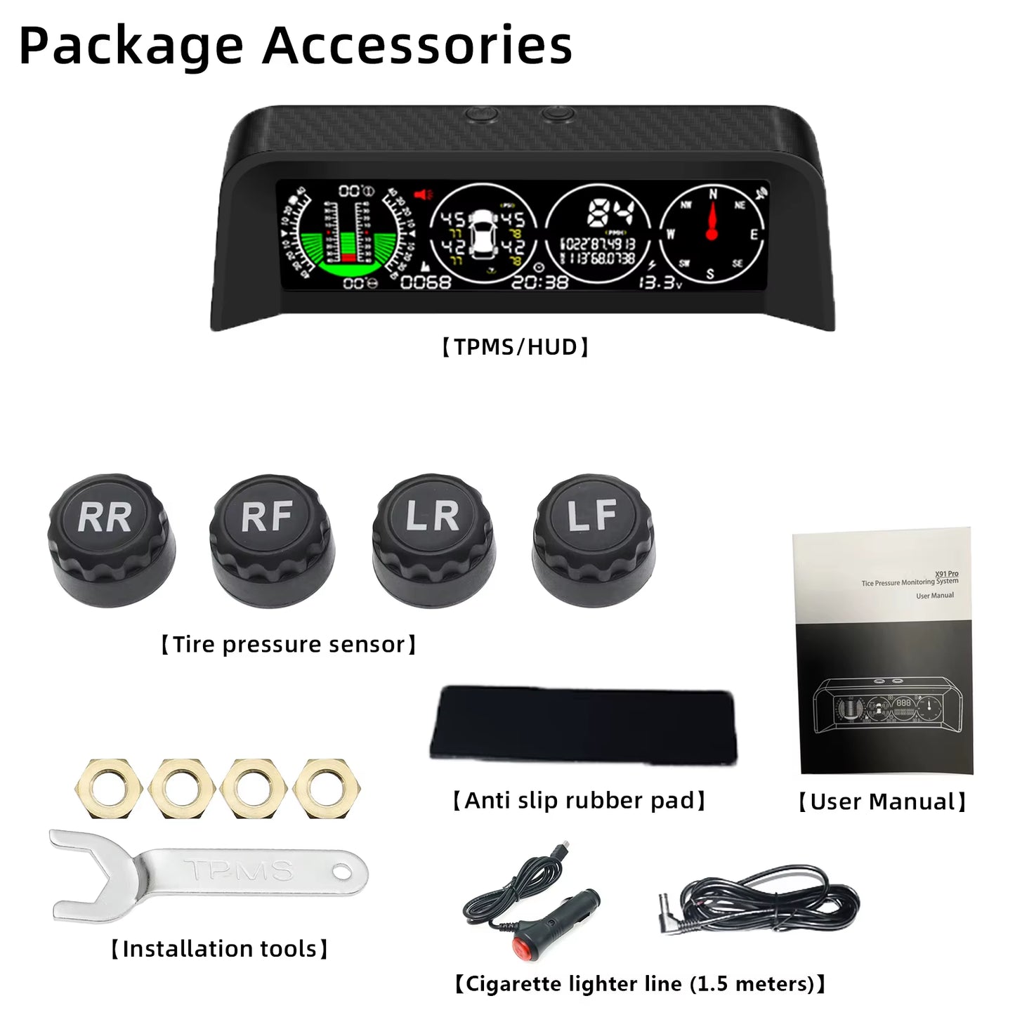2023 X-Series Smart TPMS & Slope Meter (X91-WZ / X91-NZ / X90 / M60 / M50)