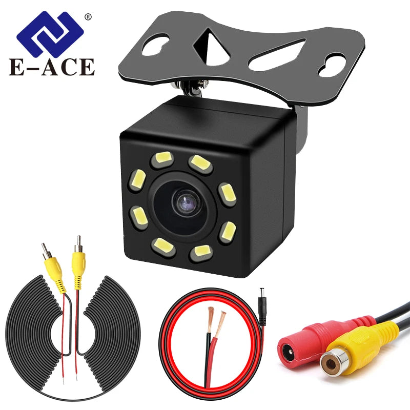 High-Definition Waterproof Rear Camera with 140° Wide Angle and Night Vision for Driving Recorders - Perfect for Parking Monitoring!