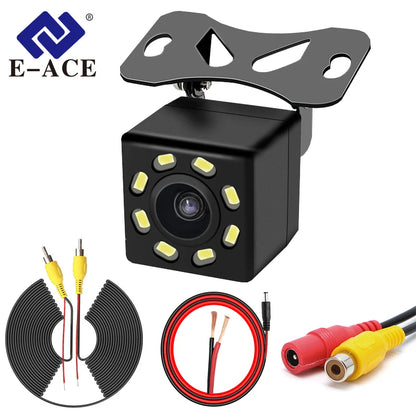 High-Definition Waterproof Rear Camera with 140° Wide Angle and Night Vision for Driving Recorders - Perfect for Parking Monitoring!